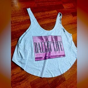 Ballet life sugar and Bruno brand tank one size